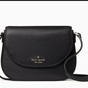 Kate Spade Black Leather Crossbody Bag. NWOT